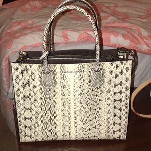 Michael Kors Snakeskin Mercer Tote